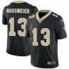 Black Doug Nussmeier Saints #13 Stitched American Football Jersey Custom Sewn-on Patches Mens Womens Youth