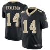 Black Russell Erxleben Saints #14 Stitched American Football Jersey Custom Sewn-on Patches Mens Womens Youth