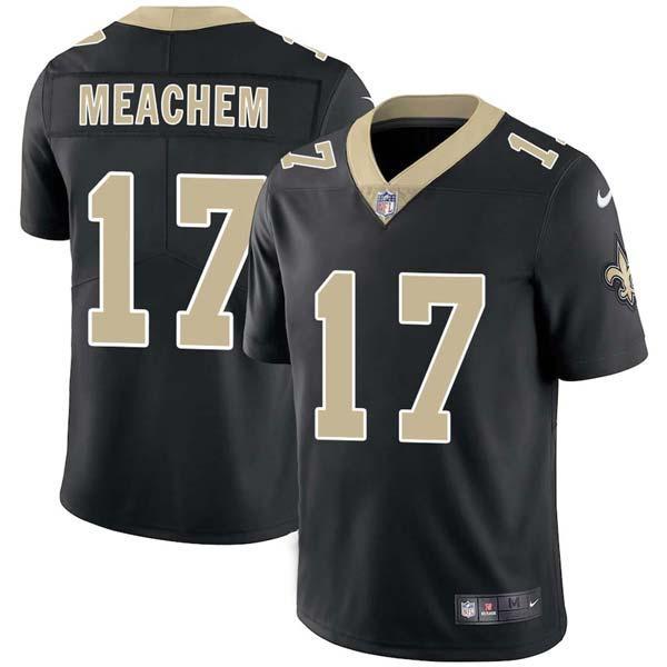 Black Robert Meachem Saints #17 Stitched American Football Jersey Custom Sewn-on Patches Mens Womens Youth