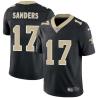 Black Emmanuel Sanders Saints #17 Stitched American Football Jersey Custom Sewn-on Patches Mens Womens Youth