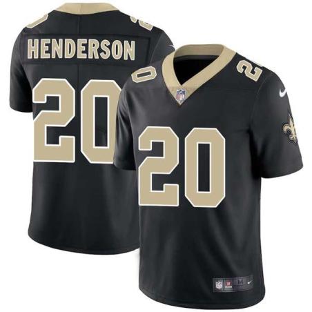 Black Othello Henderson Saints #20 Stitched American Football Jersey Custom Sewn-on Patches Mens Womens Youth