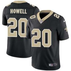 Black Delles Howell Saints #20 Stitched American Football Jersey Custom Sewn-on Patches Mens Womens Youth