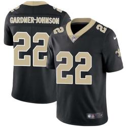 Black Chauncey Gardner-Johnson Saints #22 Stitched American Football Jersey Custom Sewn-on Patches Mens Womens Youth