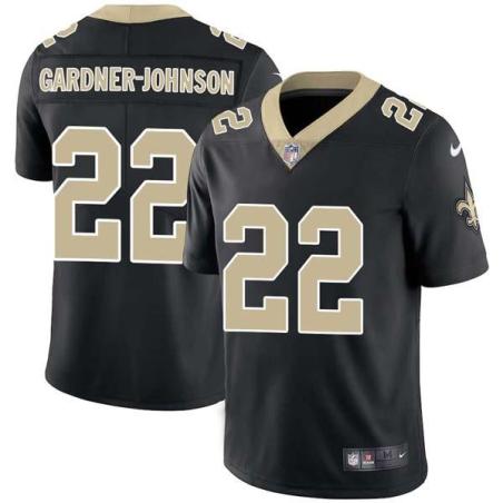 Black Chauncey Gardner-Johnson Saints #22 Stitched American Football Jersey Custom Sewn-on Patches Mens Womens Youth