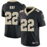 Black Ricky Ray Saints #22 Stitched American Football Jersey Custom Sewn-on Patches Mens Womens Youth