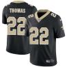 Black Fred Thomas Saints #22 Stitched American Football Jersey Custom Sewn-on Patches Mens Womens Youth