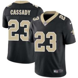 Black Craig Cassady Saints #23 Stitched American Football Jersey Custom Sewn-on Patches Mens Womens Youth