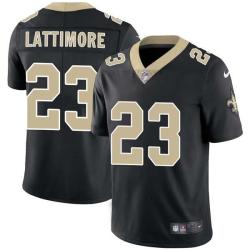 Black Marshon Lattimore Saints #23 Stitched American Football Jersey Custom Sewn-on Patches Mens Womens Youth