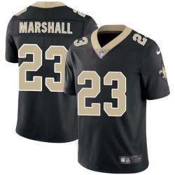 Black James Marshall Saints #23 Stitched American Football Jersey Custom Sewn-on Patches Mens Womens Youth