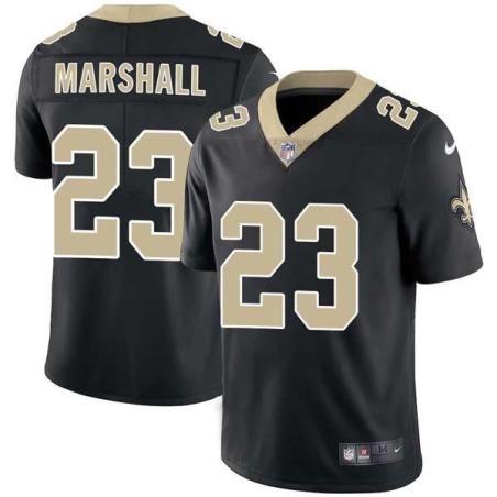 Black James Marshall Saints #23 Stitched American Football Jersey Custom Sewn-on Patches Mens Womens Youth