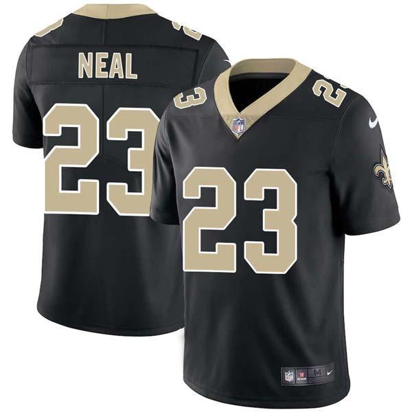 Black Lorenzo Neal Saints #23 Stitched American Football Jersey Custom Sewn-on Patches Mens Womens Youth