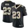 Black Lorenzo Neal Saints #23 Stitched American Football Jersey Custom Sewn-on Patches Mens Womens Youth