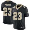 Black Joe Profit Saints #23 Stitched American Football Jersey Custom Sewn-on Patches Mens Womens Youth
