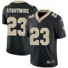 Black Omar Stoutmire Saints #23 Stitched American Football Jersey Custom Sewn-on Patches Mens Womens Youth