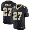 Black Edwin Baker Saints #27 Stitched American Football Jersey Custom Sewn-on Patches Mens Womens Youth