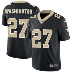 Black Dwayne Washington Saints #27 Stitched American Football Jersey Custom Sewn-on Patches Mens Womens Youth
