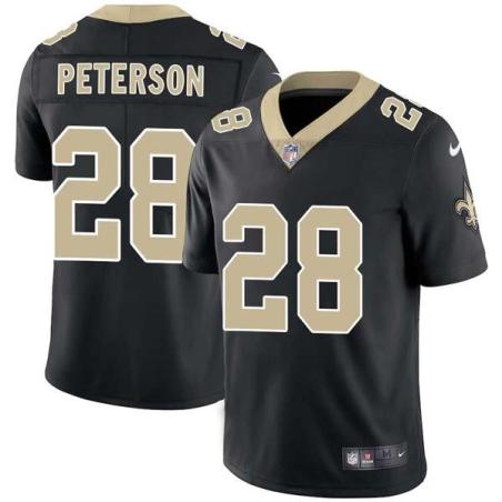 Black Adrian Peterson Saints #28 Stitched American Football Jersey Custom Sewn-on Patches Mens Womens Youth