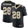 Black Adrian Peterson Saints #28 Stitched American Football Jersey Custom Sewn-on Patches Mens Womens Youth