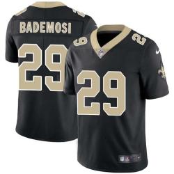 Black Johnson Bademosi Saints #29 Stitched American Football Jersey Custom Sewn-on Patches Mens Womens Youth