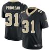Black Pierson Prioleau Saints #31 Stitched American Football Jersey Custom Sewn-on Patches Mens Womens Youth