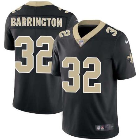 Black Tom Barrington Saints #32 Stitched American Football Jersey Custom Sewn-on Patches Mens Womens Youth