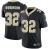 Black Josh Robinson Saints #32 Stitched American Football Jersey Custom Sewn-on Patches Mens Womens Youth