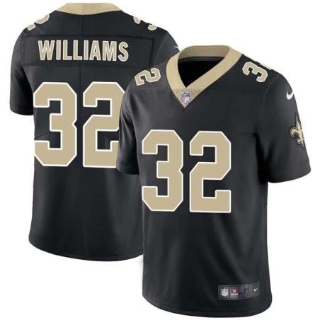 Black Jonathan Williams Saints #32 Stitched American Football Jersey Custom Sewn-on Patches Mens Womens Youth