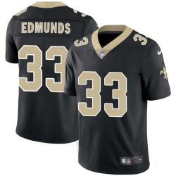 Black Trey Edmunds Saints #33 Stitched American Football Jersey Custom Sewn-on Patches Mens Womens Youth