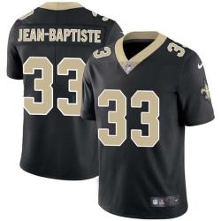 Black Stanley Jean-Baptiste Saints #33 Stitched American Football Jersey Custom Sewn-on Patches Mens Womens Youth