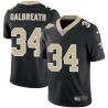 Black Tony Galbreath Saints #34 Stitched American Football Jersey Custom Sewn-on Patches Mens Womens Youth