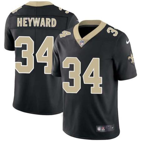 Black Craig Heyward Saints #34 Stitched American Football Jersey Custom Sewn-on Patches Mens Womens Youth