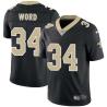 Black Barry Word Saints #34 Stitched American Football Jersey Custom Sewn-on Patches Mens Womens Youth