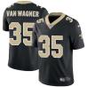 Black Jim Van Wagner Saints #35 Stitched American Football Jersey Custom Sewn-on Patches Mens Womens Youth