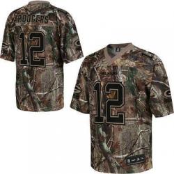 Aaron Rodgers Green Bay Football Jersey - Green Bay #12 Football Jersey(Camo)