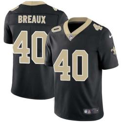 Black Delvin Breaux Saints #40 Stitched American Football Jersey Custom Sewn-on Patches Mens Womens Youth