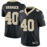 Black Hoyle Granger Saints #40 Stitched American Football Jersey Custom Sewn-on Patches Mens Womens Youth
