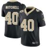 Black Mel Mitchell Saints #40 Stitched American Football Jersey Custom Sewn-on Patches Mens Womens Youth