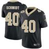 Black Terry Schmidt Saints #40 Stitched American Football Jersey Custom Sewn-on Patches Mens Womens Youth