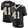 Black Toi Cook Saints #41 Stitched American Football Jersey Custom Sewn-on Patches Mens Womens Youth