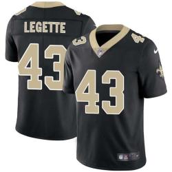 Black Tyrone Legette Saints #43 Stitched American Football Jersey Custom Sewn-on Patches Mens Womens Youth