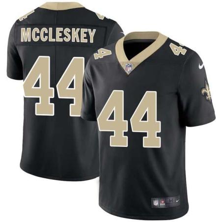 Black J.J. McCleskey Saints #44 Stitched American Football Jersey Custom Sewn-on Patches Mens Womens Youth