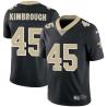 Black Elbert Kimbrough Saints #45 Stitched American Football Jersey Custom Sewn-on Patches Mens Womens Youth