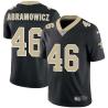 Black Danny Abramowicz Saints #46 Stitched American Football Jersey Custom Sewn-on Patches Mens Womens Youth