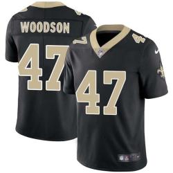 Black Marv Woodson Saints #47 Stitched American Football Jersey Custom Sewn-on Patches Mens Womens Youth