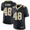 Black David Sloan Saints #48 Stitched American Football Jersey Custom Sewn-on Patches Mens Womens Youth