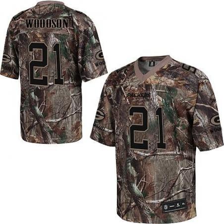 Charles Woodson Green Bay Football Jersey - Green Bay #21 Football Jersey(Camo)