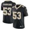 Black Keith Fourcade Saints #53 Stitched American Football Jersey Custom Sewn-on Patches Mens Womens Youth