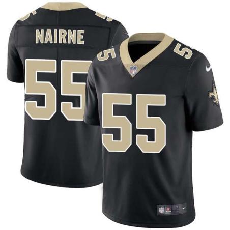 Black Rob Nairne Saints #55 Stitched American Football Jersey Custom Sewn-on Patches Mens Womens Youth