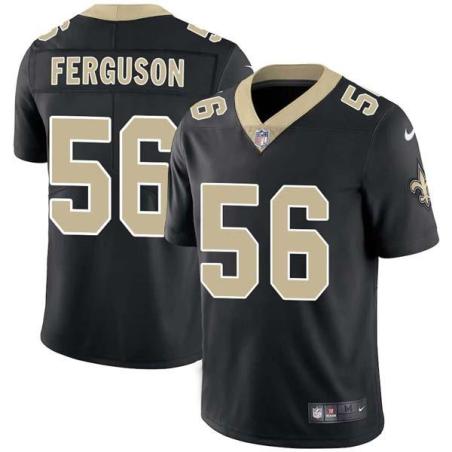 Black James Ferguson Saints #56 Stitched American Football Jersey Custom Sewn-on Patches Mens Womens Youth