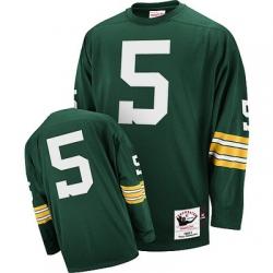 Paul Hornung Green Bay Football Jersey - Green Bay #5 Football Jersey(Green Throwback)
